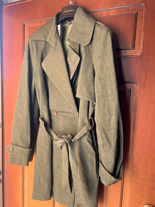 Trench cotone strutturato