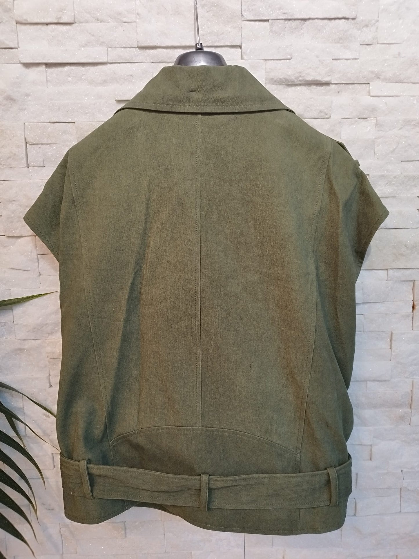 Gilet chiodo verde militare