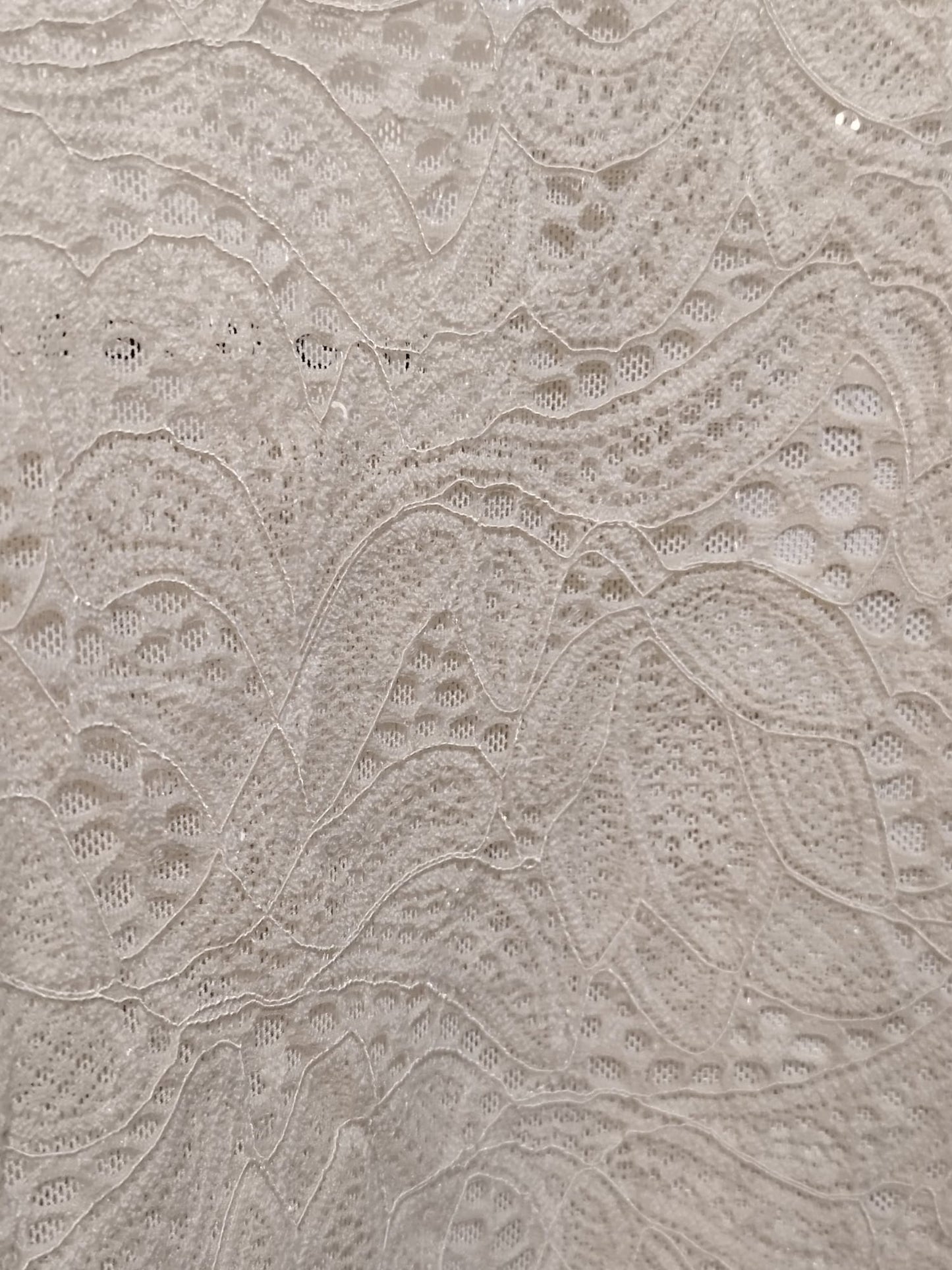 Canotta pizzo beige