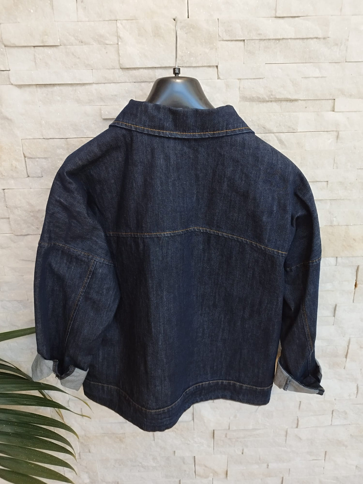 Giubbotto denim scuro
