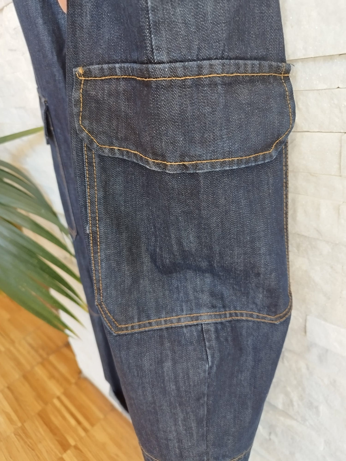 Pantalone denim scuro