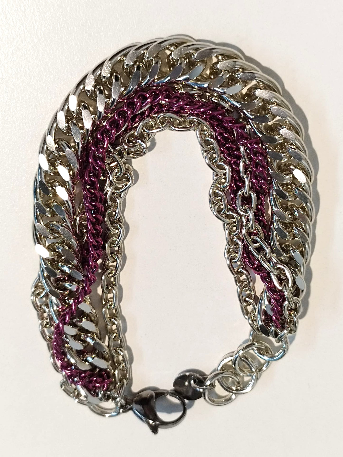 Bracciale rock multifilo